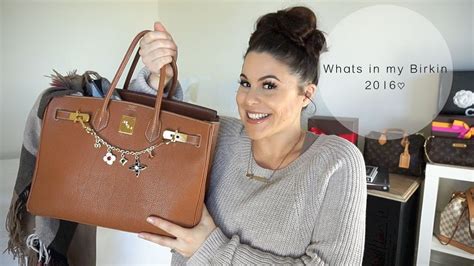 whats in my hermes bag